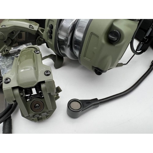 6TH GEN TACTICAL HEADSET тактическая гарнитура, звукосниматель и шумоподавление, активные в Ельце
