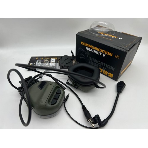"COMMUNICATION HEADSET V" Активные тактические наушники для стрельбы в Ельце