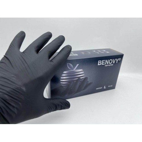 BENOVY MULTICOLOR НИТРИЛ медицинские цветные перчатки в Ельце