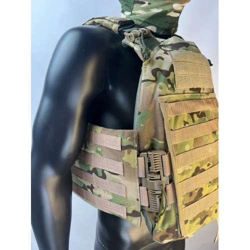 Бронежилет ЗАЩИТНИК в Ельце с кевларовым баллистическим пакетом C2, капами и бронеплитами Бр5