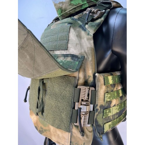 Бронежилет ЗАЩИТНИК в Ельце с кевларовым баллистическим пакетом C2, капами и бронеплитами Бр5