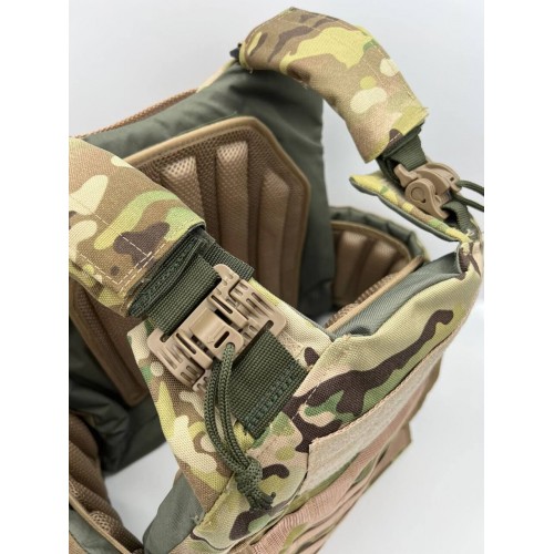 Бронежилет ЗАЩИТНИК в Ельце с кевларовым баллистическим пакетом C2, капами и бронеплитами Бр5