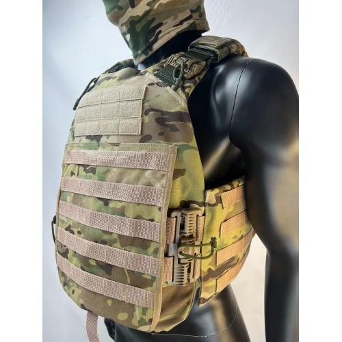 Бронежилет ЗАЩИТНИК в Ельце с кевларовым баллистическим пакетом C2, капами и бронеплитами Бр5