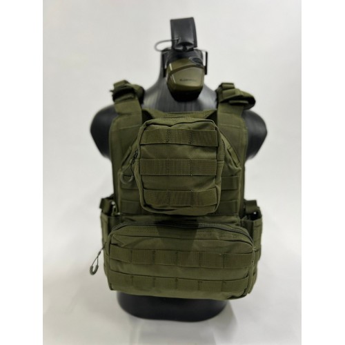 Жилет (плитник быстросъёмный YAKEDA/разгрузка)2 с подсумками на спине в Ельце