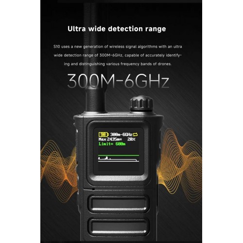 Детектор-обнаружитель дронов SKYDROID S-10 / «СОКОЛ 10» в Ельце портативный всенаправленный