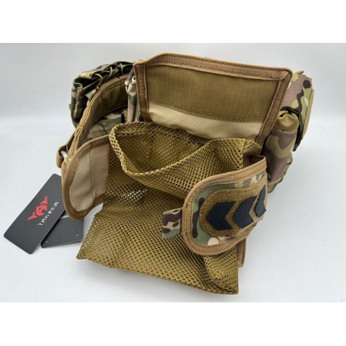 Пояс разгрузочный YAKEDA тактический с подсумками в Ельце