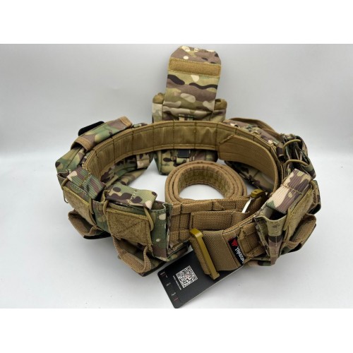 Пояс разгрузочный YAKEDA тактический с подсумками в Ельце