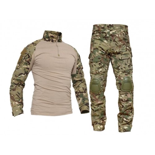 Костюм тактический с наколенниками и налокотниками камуфляжный MTP «Shark  Skin» в Ельце