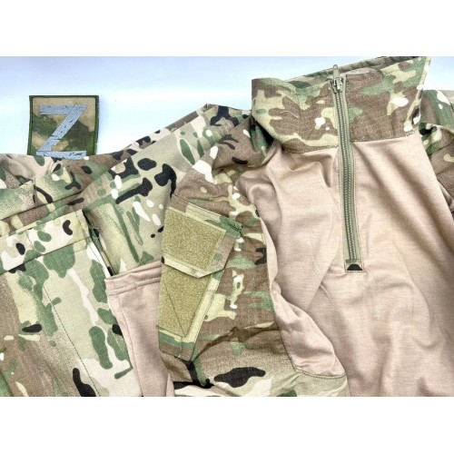 Костюм тактический с наколенниками и налокотниками камуфляжный MTP «Shark  Skin» в Ельце