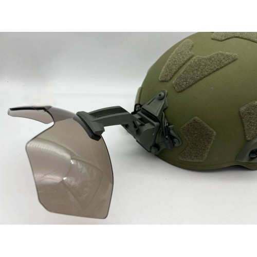 Откидные флип очки с кронштейном на шрауд для тактического шлема в Ельце