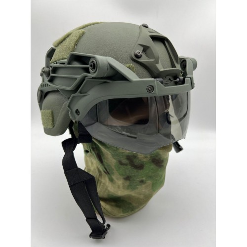 Откидные тактические нашлемные очки с креплением для шлема FAST/MICH/Ops-Core и другим моделям современных тактических шлемов в Ельце