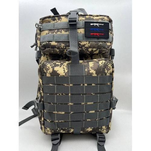 Рюкзак тактический 45 л пиксель/серый в Ельце