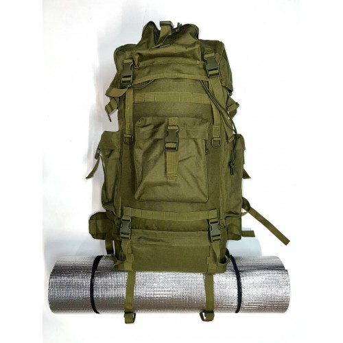 Рюкзак тактический 75 литров цвет хаки в Ельце