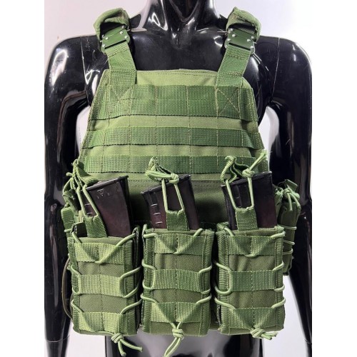 Тактический разгрузочный жилет/плитник с подсумками на molle . Быстросъёмный cobra / fast Drop в Ельце