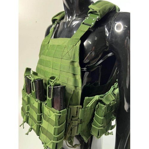 Тактический разгрузочный жилет/плитник с подсумками на molle . Быстросъёмный cobra / fast Drop в Ельце