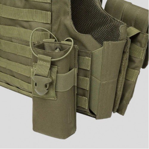 Тактический разгрузочный жилет «5 / пять карманов» с подсумками Tactical Molle Plate Carrier для съемных бронепластин в Ельце