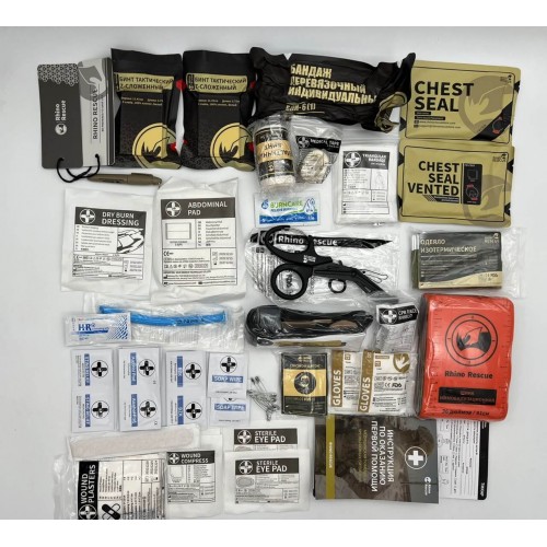 Военная тактическая аптечка “RHINO RESCUE” 30в1 в Ельце