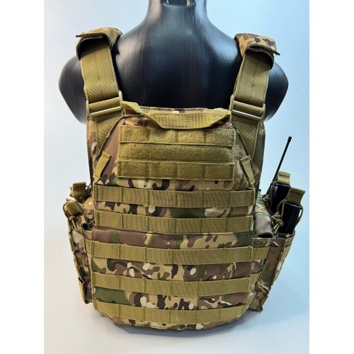 Жилет (плитник быстросъёмный/разгрузка) с возможностью установки боковых плит или боковых баллистических пакетов в Ельце