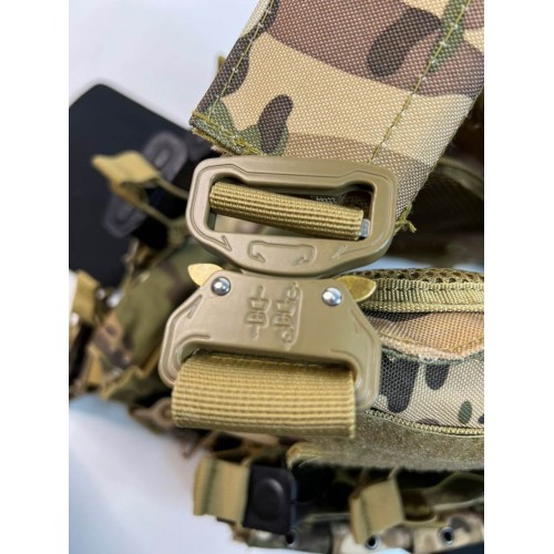 Жилет (плитник быстросъёмный/разгрузка) с возможностью установки боковых плит или боковых баллистических пакетов в Ельце