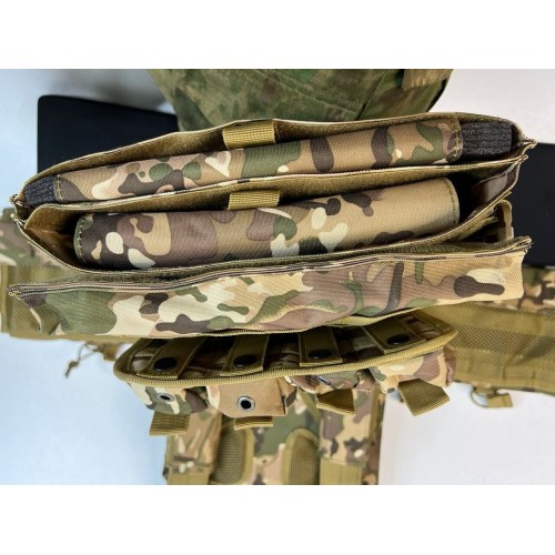 Жилет (плитник быстросъёмный/разгрузка) с возможностью установки боковых плит или боковых баллистических пакетов в Ельце